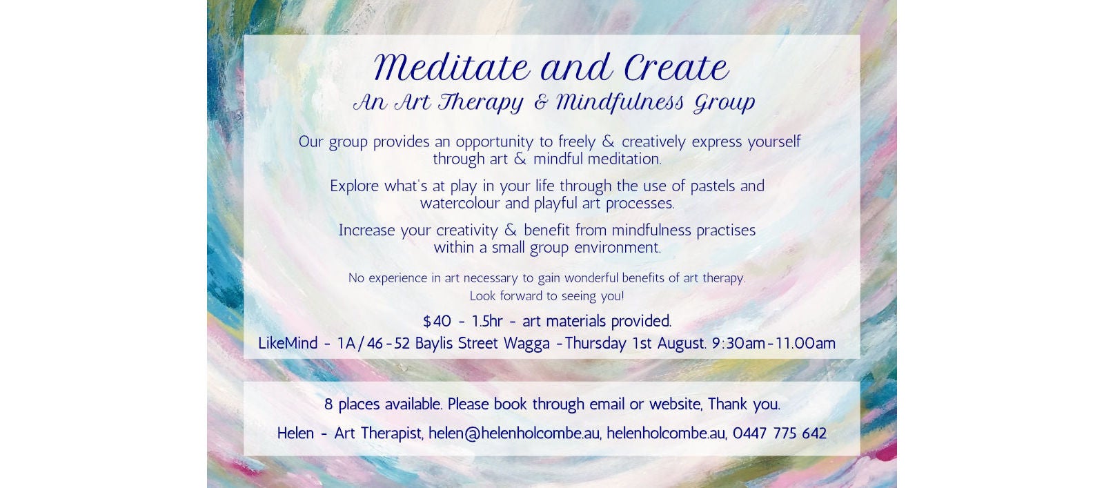 Meditate and Create @ Like Minds